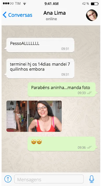 Depoimento Ana Lima — 7kg em 2 semanas